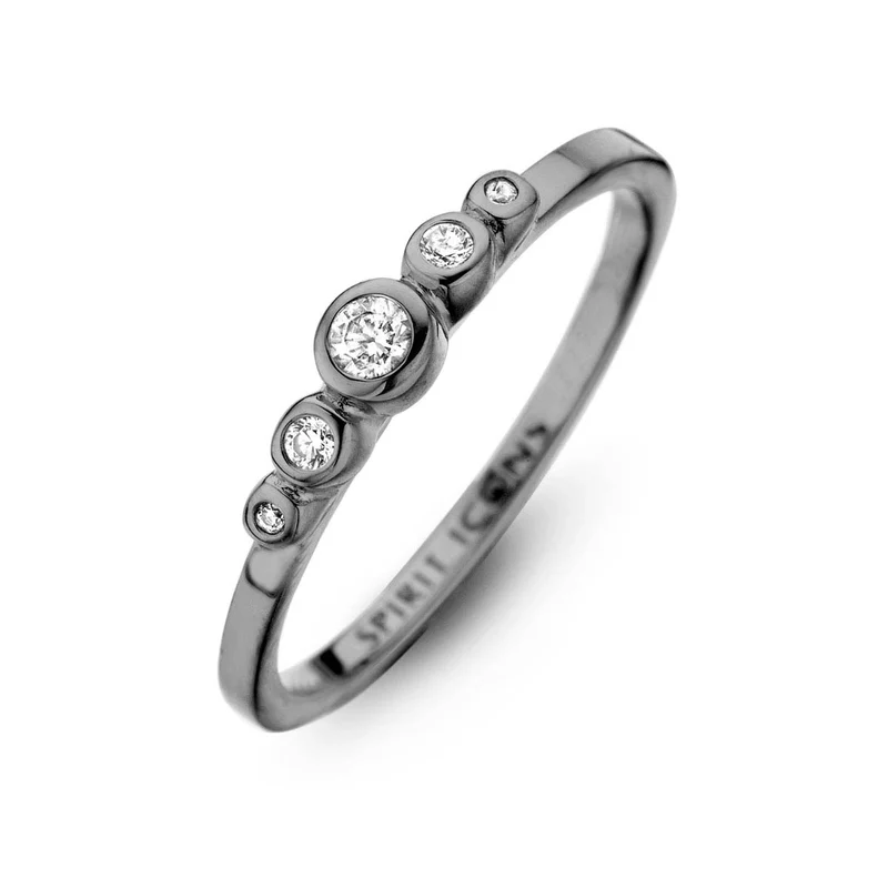 TEMPTATION RING BW CZ