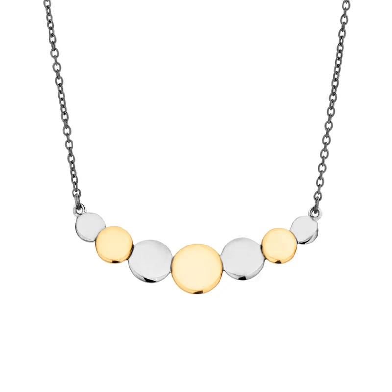 STEPS NECKLACE SL/GP