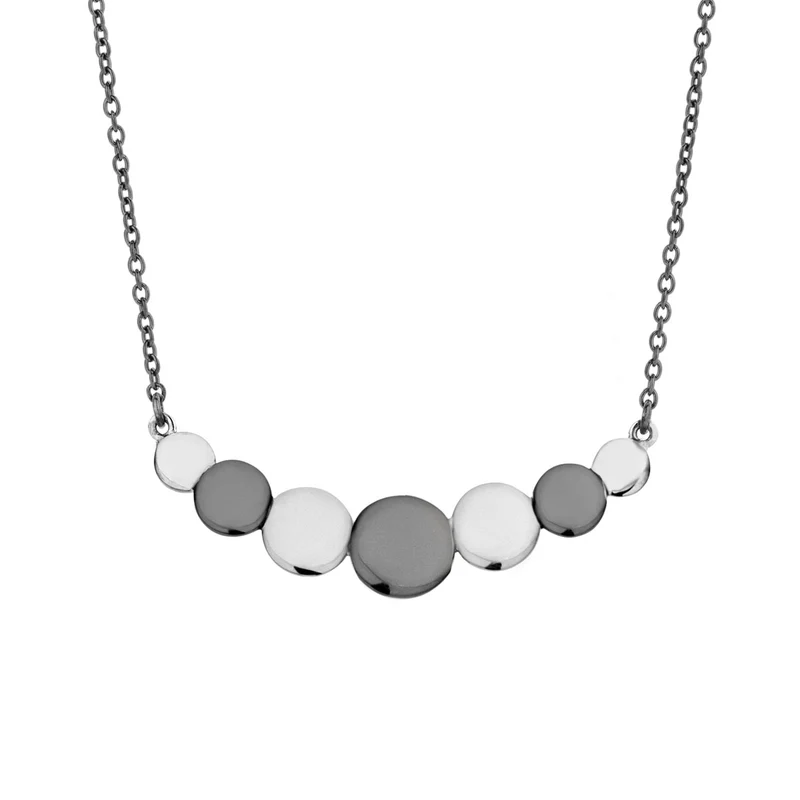 STEPS NECKLACE SL/BL