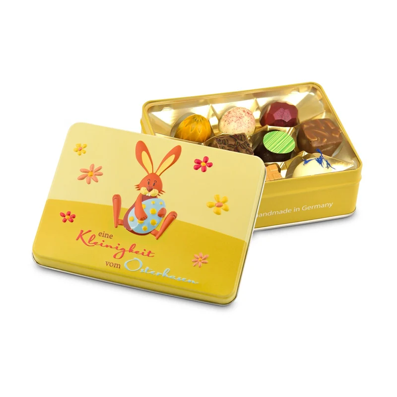 Kleinigkeit vom Osterhasen - Pralinendose mit 125 g – Geschenkset