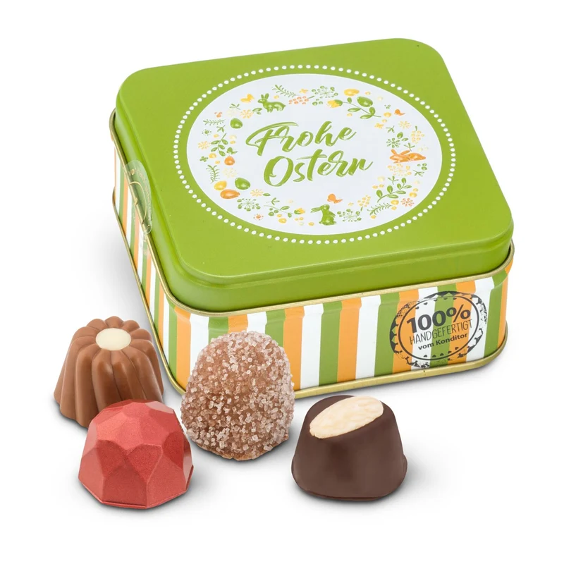 Frohe Ostern - Pralinendose mit 50 g – Geschenkset