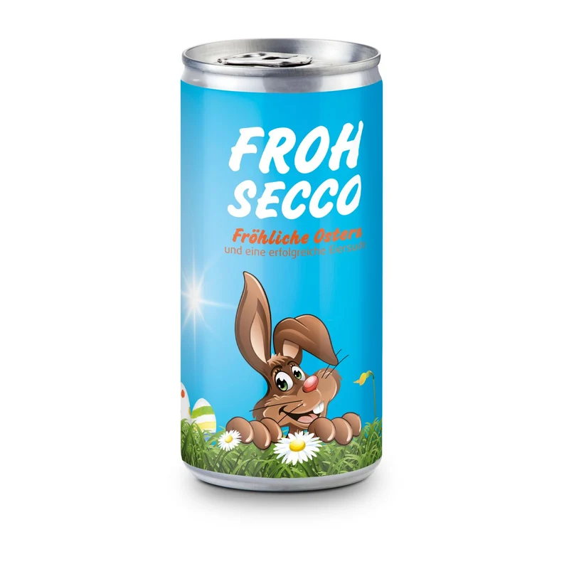 Frohsecco Ostern - 24 x Promo Secco 0,2 l, Slimlinedose – Geschenkset