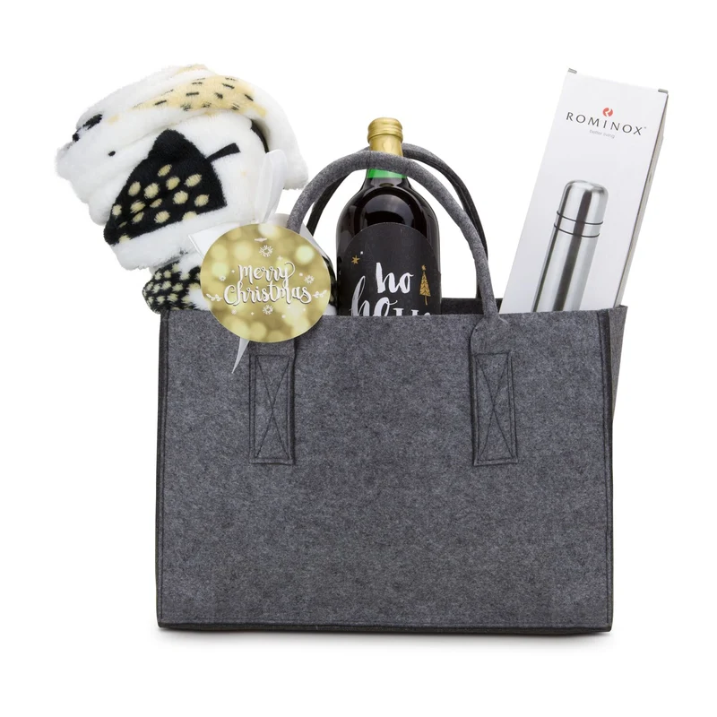 Gemütliche Filztasche – Geschenkset