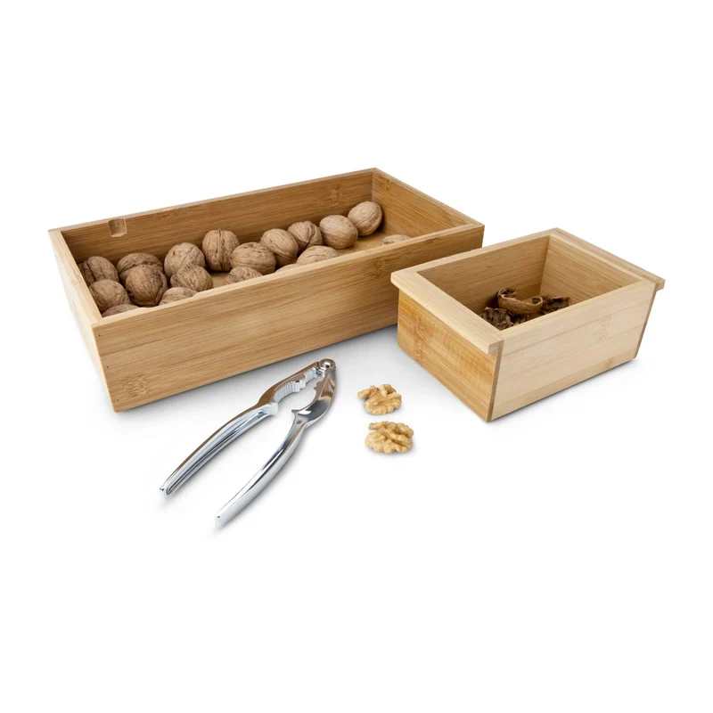 Nuss-Nux, Nussknacker-Set mit 400 g Nüssen – Geschenkset