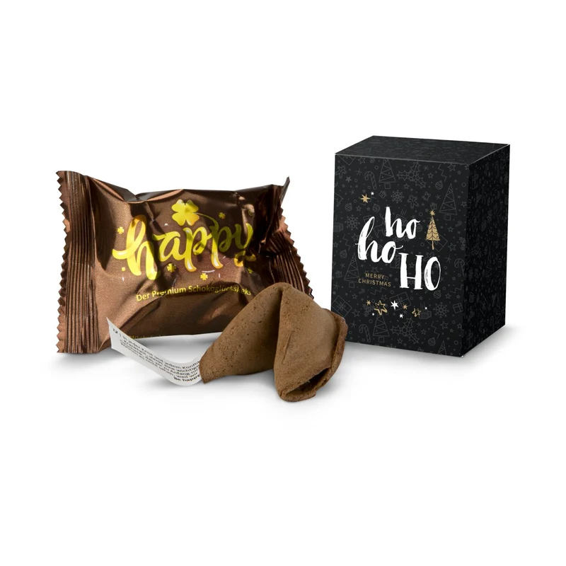 Glückskeks Weihnachten Schokolade – Geschenkset