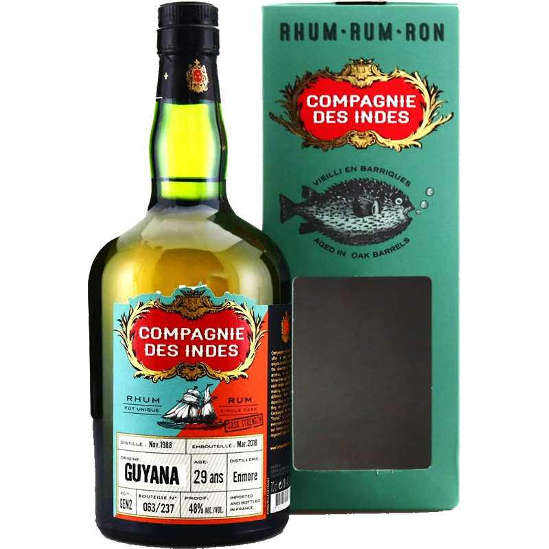 Rum GUYANA Compagnie des Indes 29 Years Old Cask Strength Limited Edition