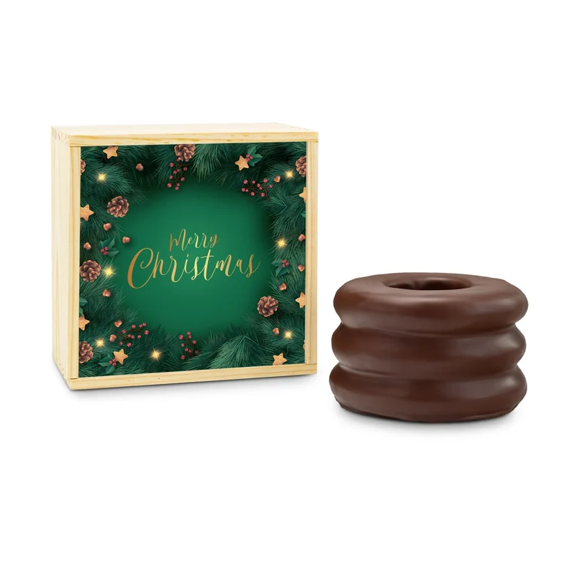 Baumkuchen in Holzbox – Geschenkset