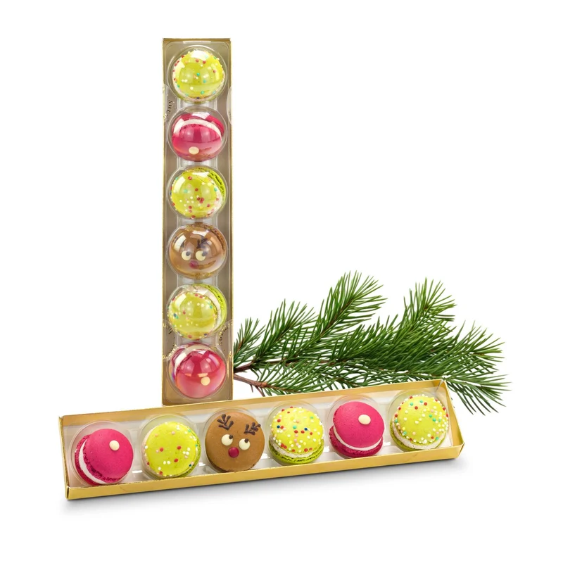 Weihnachts-Macarons – Geschenkset