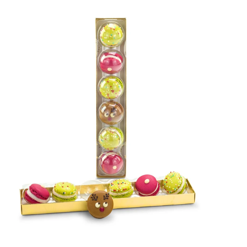 Weihnachts-Macarons – Geschenkset