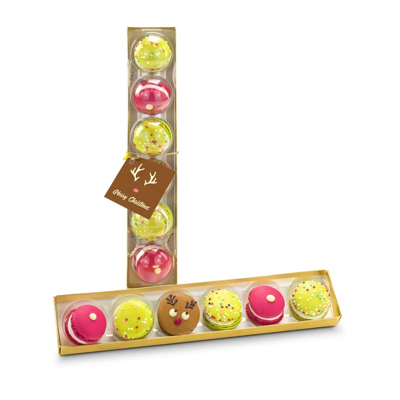 Weihnachts-Macarons – Geschenkset