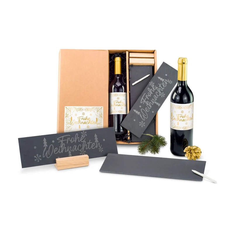 Schiefer & Wein – Geschenkset