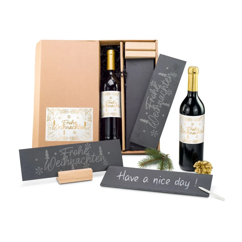 Schiefer & Wein – Geschenkset