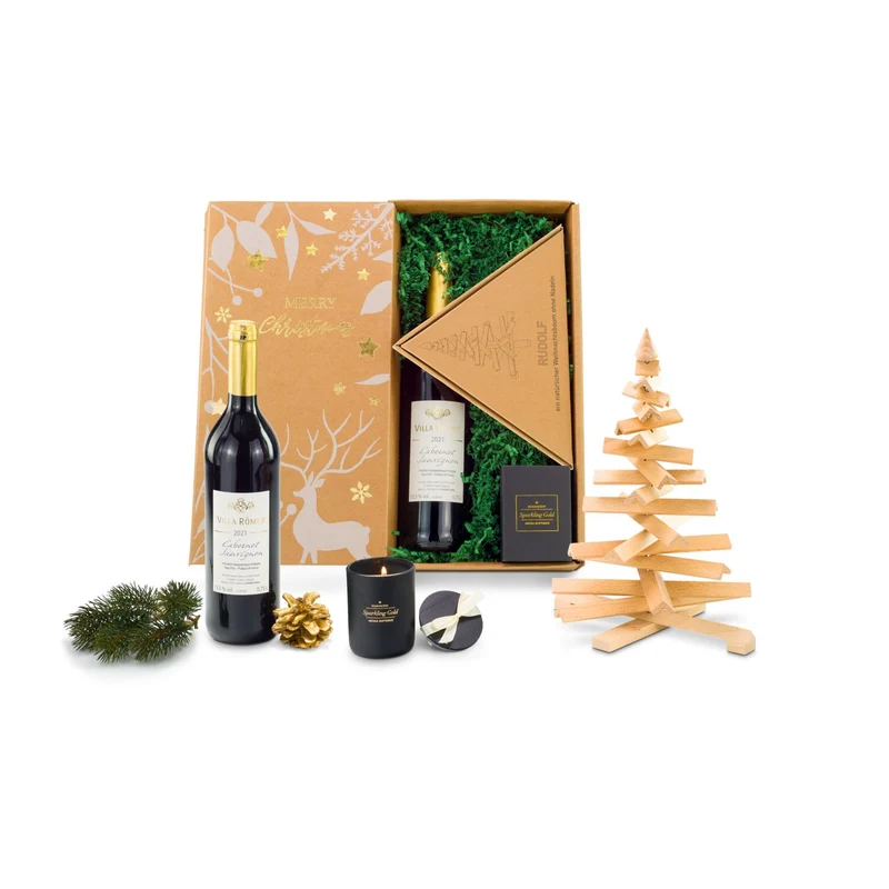 Wein-Nachts-Baum – Geschenkset