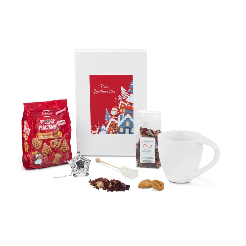 Weihnachtliche Teebox – Geschenkset