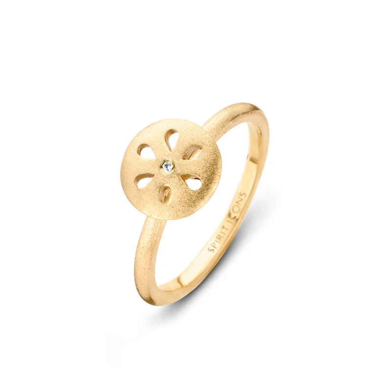 FLORA CHIC RING GP CZ