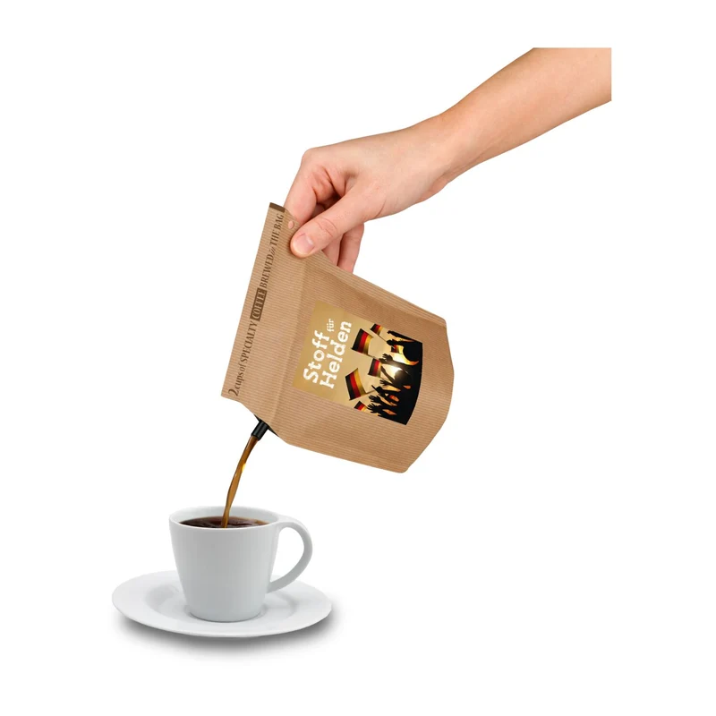 Deutschland FAN-Kaffee, wiederverwendbarer Brühbeutel – Geschenkset