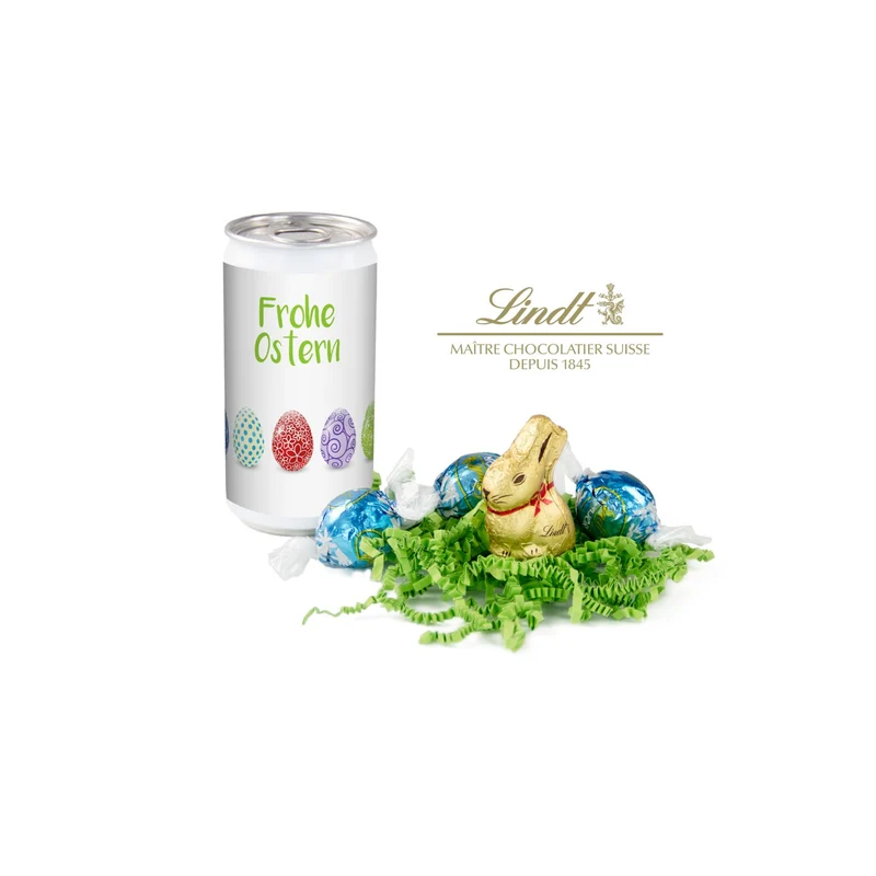 Lindt-Oster-Überraschung – Das Nest in der Dose als Geschenk