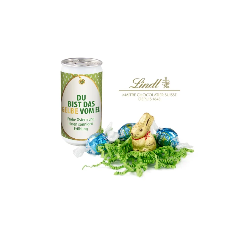 Lindt-Oster-Überraschung – Das Nest in der Dose als Geschenk