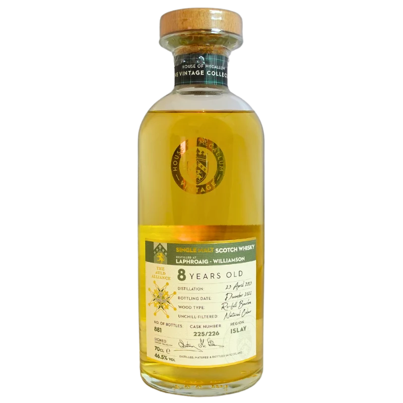 Single Malt Scotch Whisky Laphroaig Williamson 8 Jahre alt