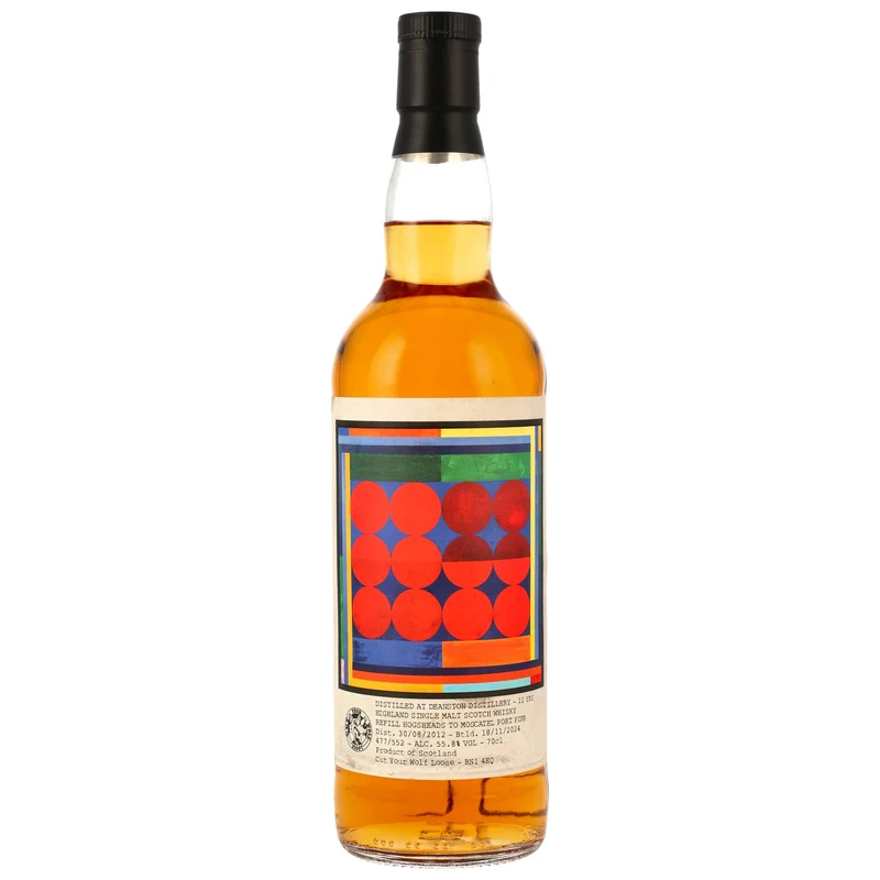 Deanston 2012/2024 12 Jahre Moscatel Port Pipe Cut your Wolf Loose 55,8% 0,7l