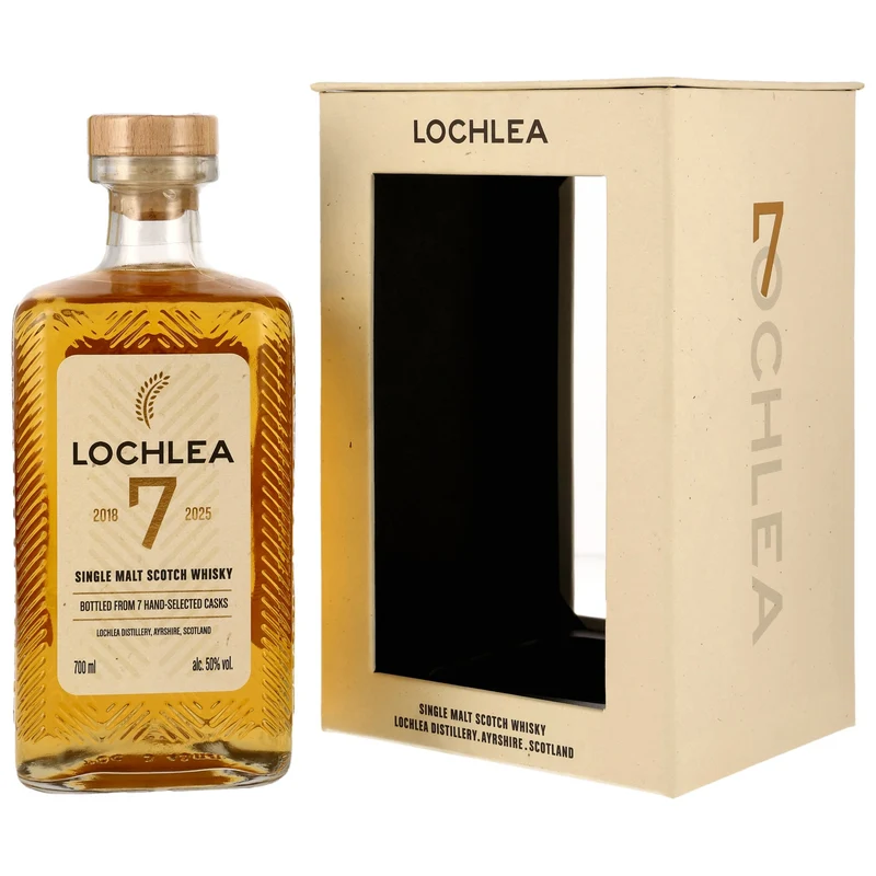 Lochlea 7 Jahre 2018/2025 1st Fill Bourbon Barrels 50% 0,7l