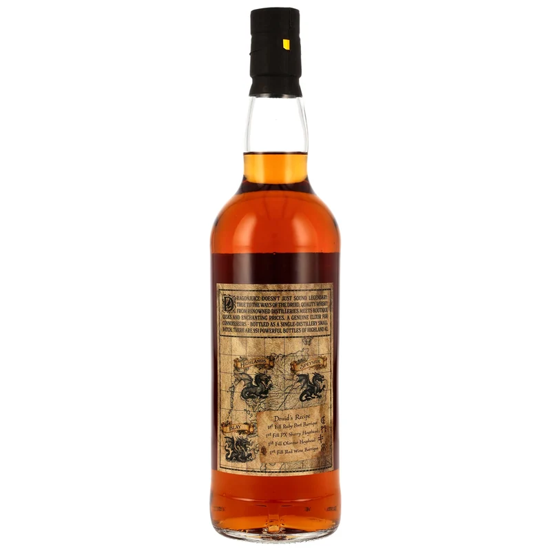 Dragonjuice Highlands Peated 10 Jahre Batch #2 Whisky Druid 50,2% 0,7l