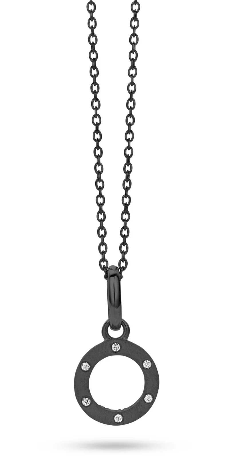 WHEEL PENDANT BW CZ