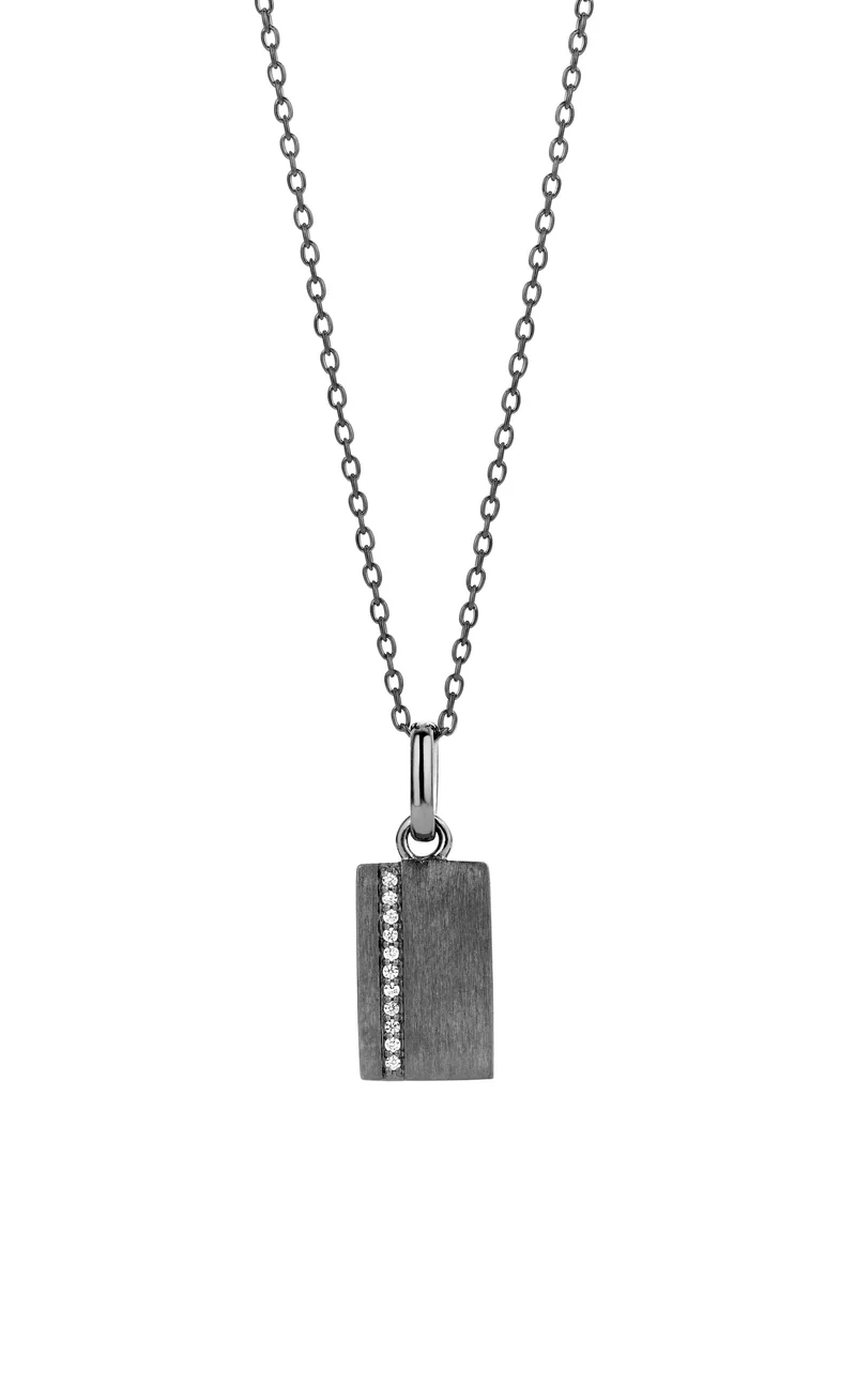 STREET PENDANT BW CZ