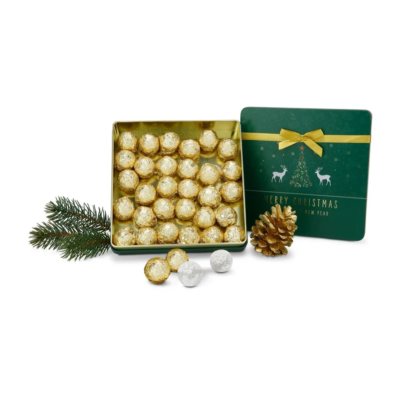 Weihnachtliche Champagnertrüffel – Geschenkset