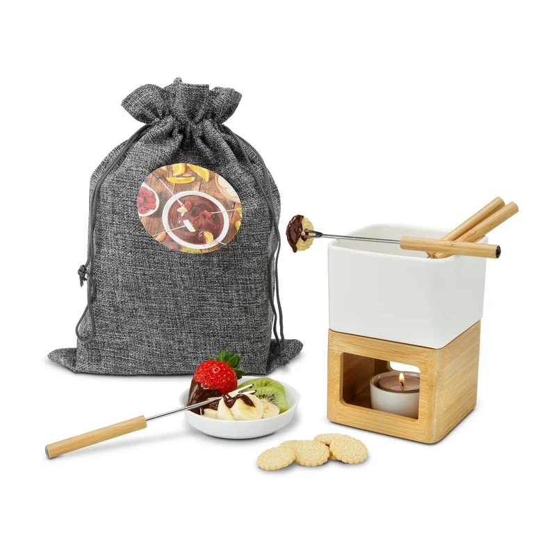 Schokofondue im Beutel – Geschenkset