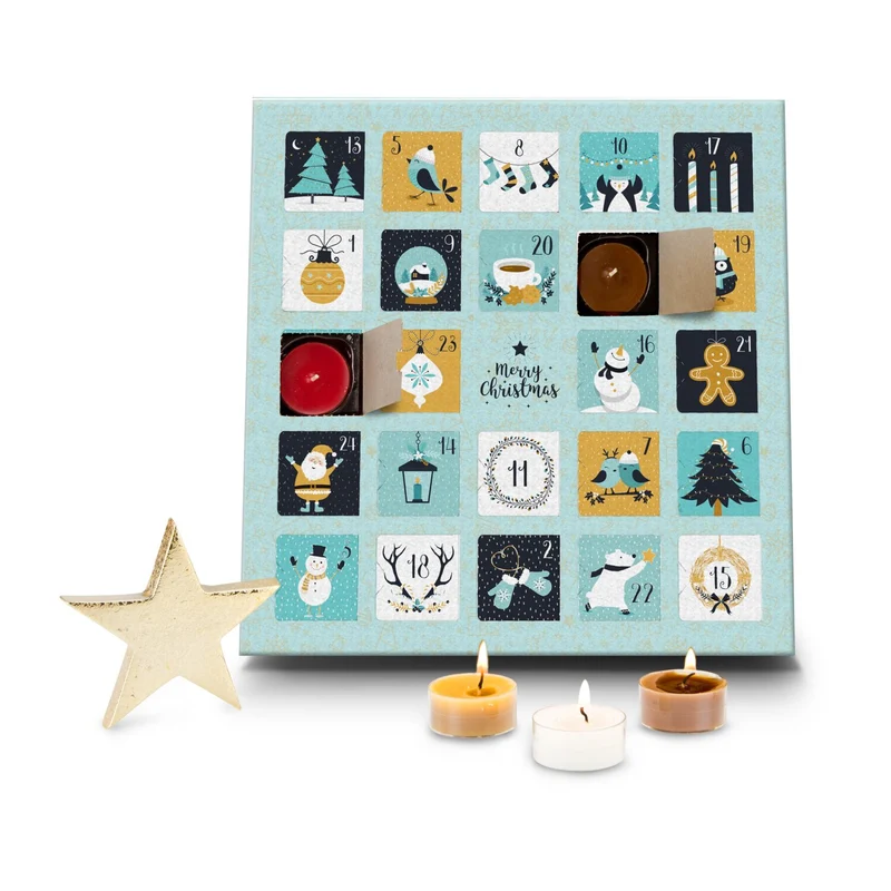 Duftkerzen Adventskalender Charming Christmas – Geschenkset