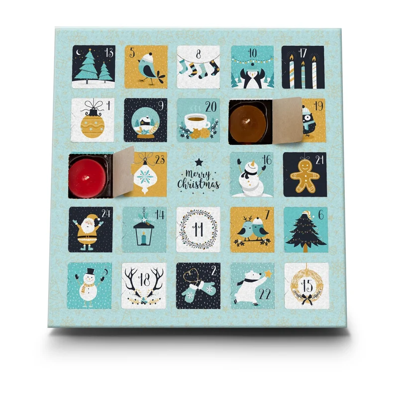 Duftkerzen Adventskalender Charming Christmas – Geschenkset