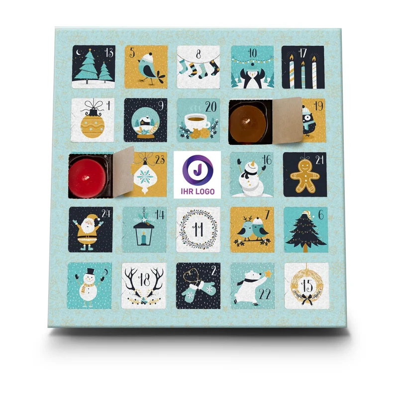 Duftkerzen Adventskalender Charming Christmas – Geschenkset