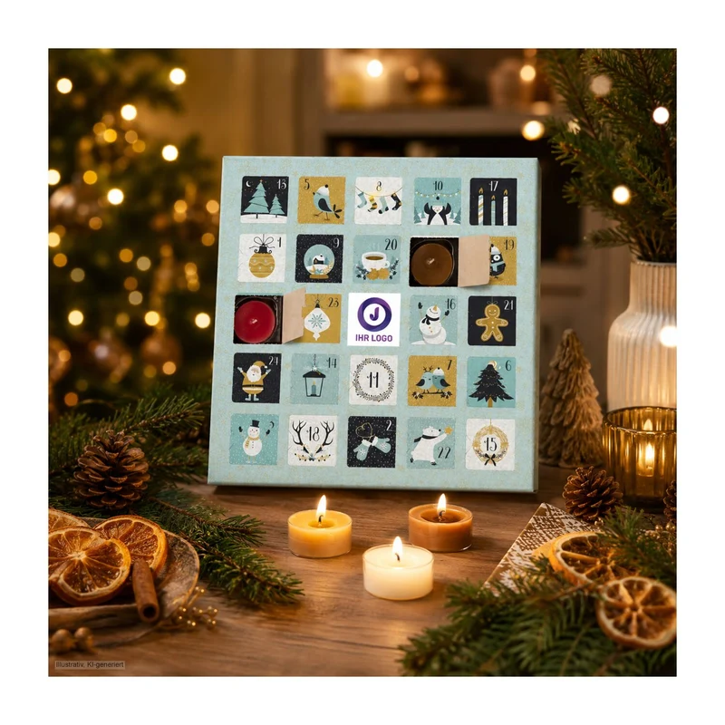 Duftkerzen Adventskalender Charming Christmas – Geschenkset