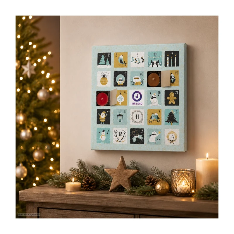 Duftkerzen Adventskalender Charming Christmas – Geschenkset