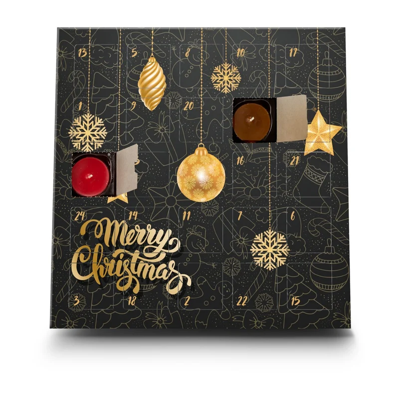 Duftkerzen Adventskalender Merry Christmas – Geschenkset