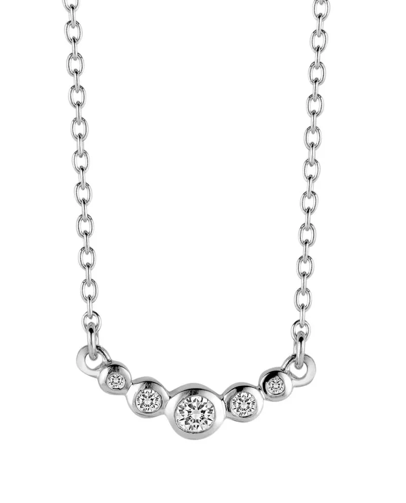 TEMPTATION NECKLACE SL CZ