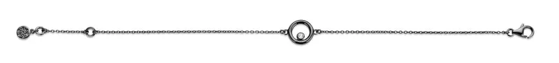 INFINITY BRACELET BW CZ