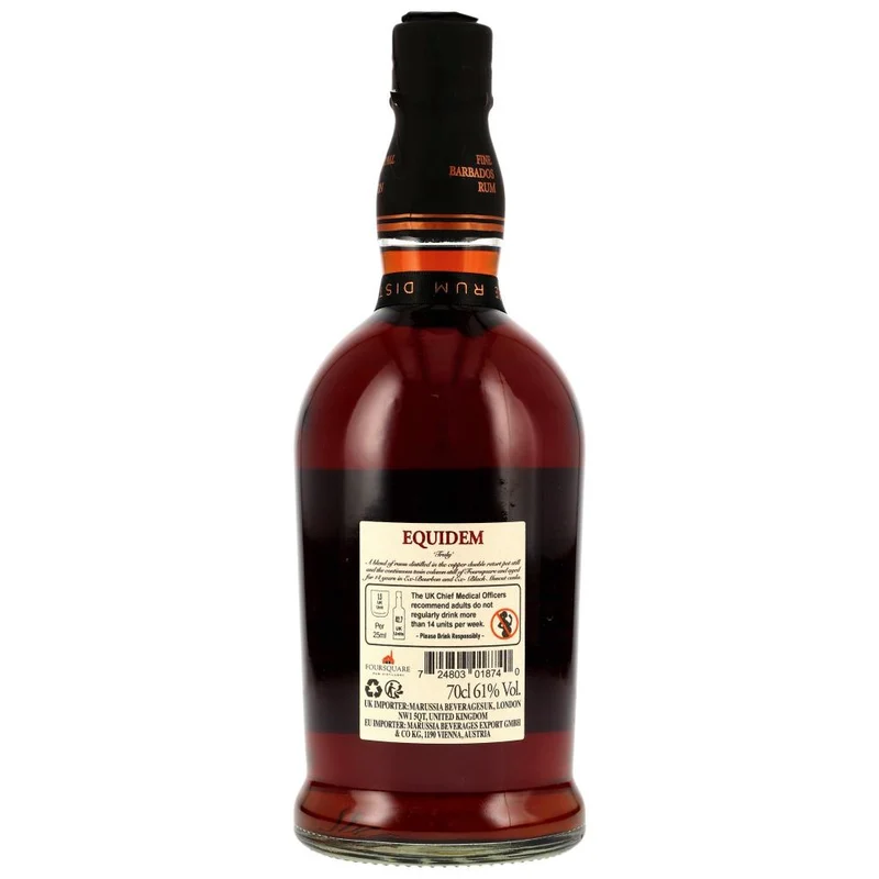 Foursquare Equidem 14 Jahre Single Blended Rum 61% 0,7l