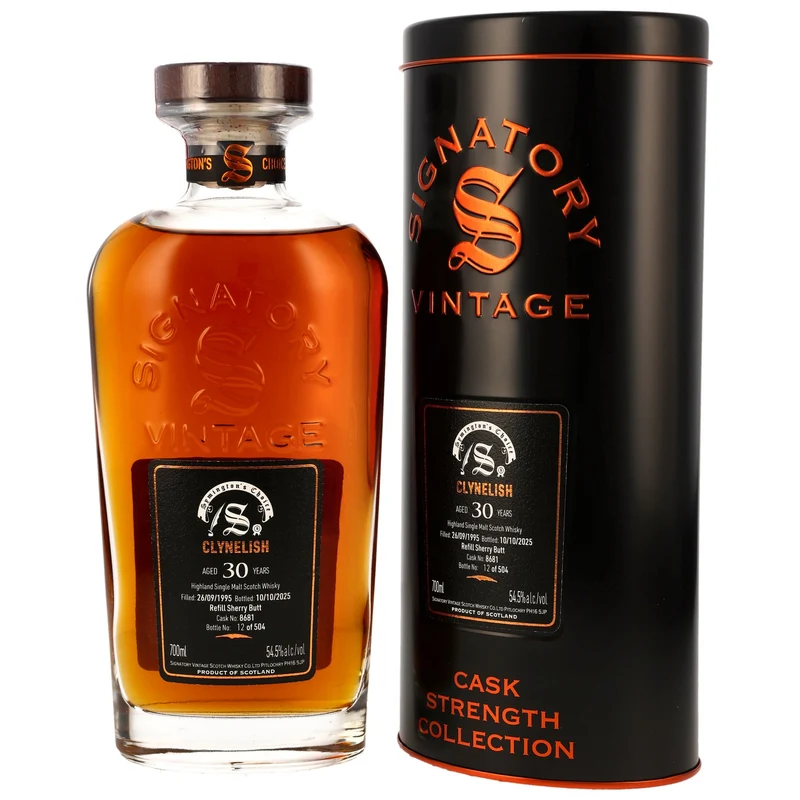 Clynelish 30 Jahre 1995/2025 Symington's Choice SV Cask #8681 54,5% 0,7l