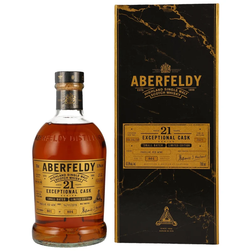 Aberfeldy 21 Jahre Exceptional Cask for Germany Paulliac Red Wine Finish 53,9% 0,7l