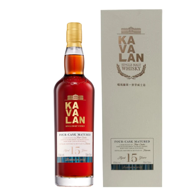 Kavalan 15 Jahre Four Casks 2025 Edition 43% 0,7l