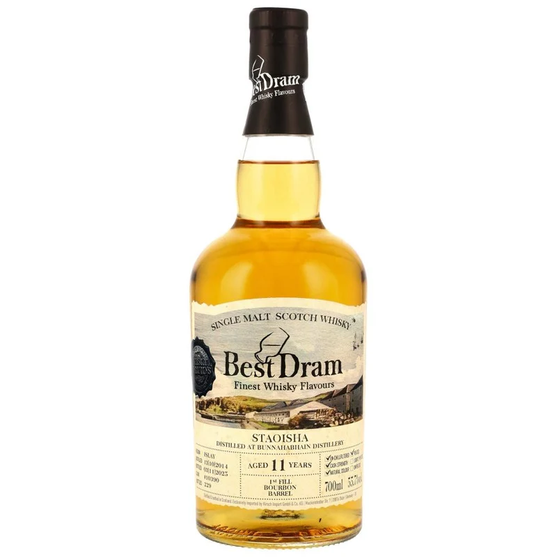 Staoisha 11 Jahre 2014/2025 1st Fill Bourbon Barrel #10390 Best Dram 55,7% 0,7l