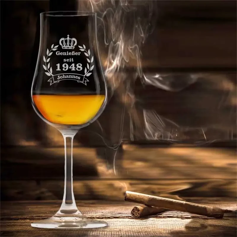 Individuell graviertes Whiskyglas zum Geburtstag