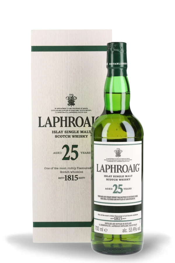 Laphroaig 25 Jahre Cask Strength Islay Single Malt Scotch WhiskyMalt 53.4% vol. 0.7l