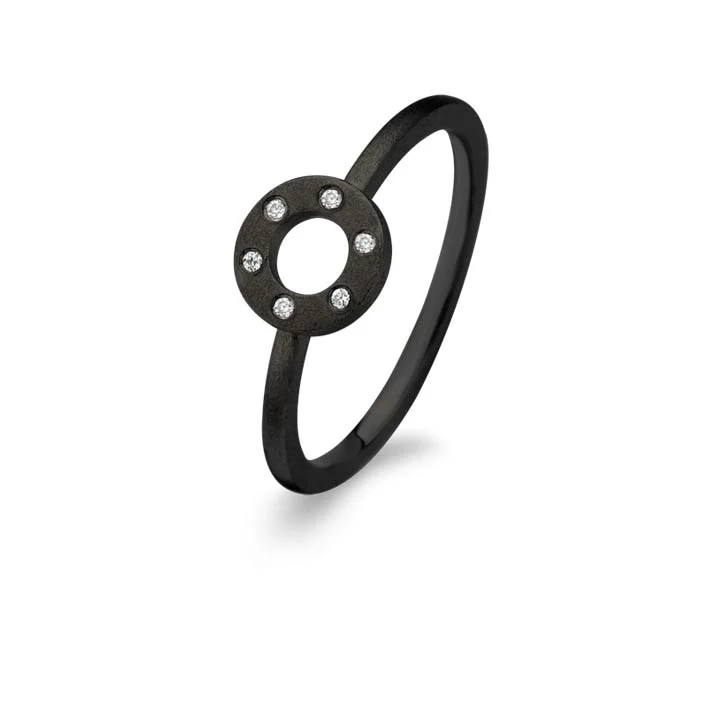 WHEEL RING BL CZ
