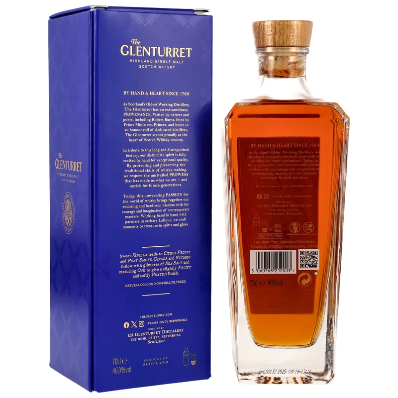 Glenturret 7 Jahre Peat Smoked 2025 Release 46% 0,7l