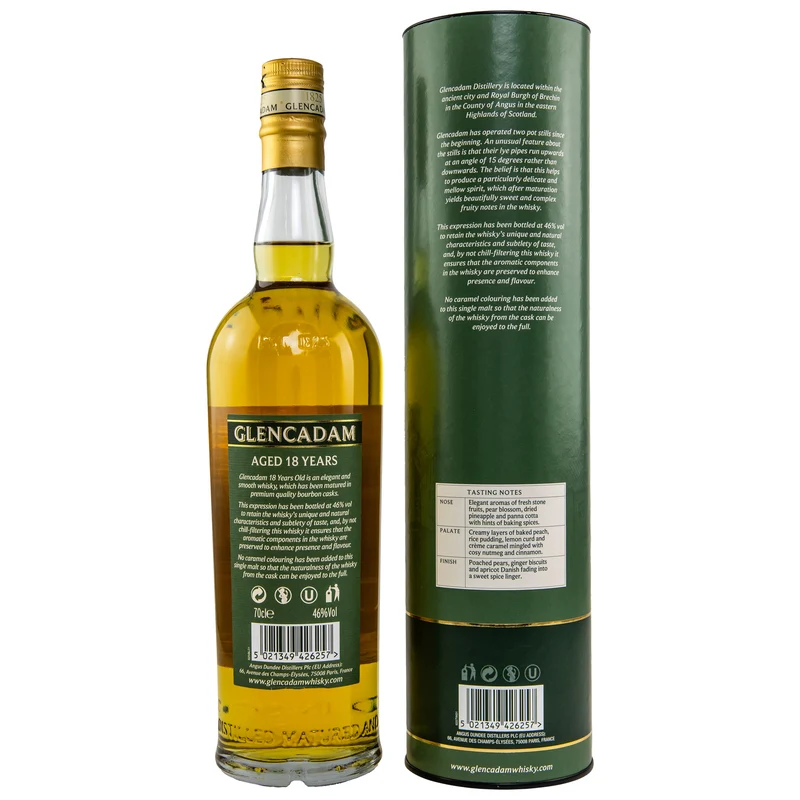 Glencadam 18 Jahre 46% 0,7l