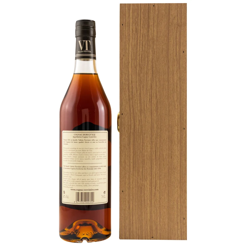 Vallein Tercinier Hors d'Age CB (in Holzbox) 42% 0,7l