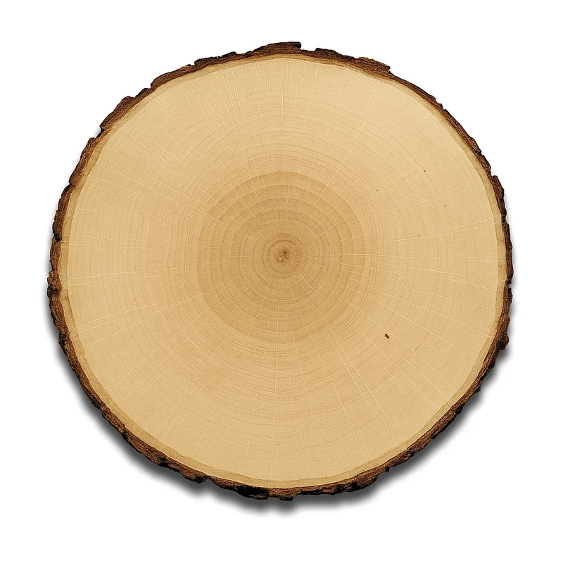 Untersetzer aus Holz (groß) / Rindenholzbrett mit Gravur deines Logos / Designs